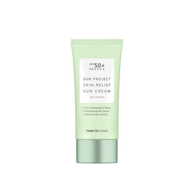 Thank You Farmer Sun Project Skin Relief Sonnenschutz Creme Für das Gesicht SPF50 50ml