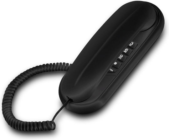 IQ DT-80 Ενσύρματο Τηλέφωνο Γόνδολα Μαύρο DT-80