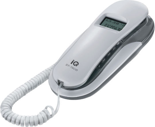 IQ DT-78CID Ενσύρματο Τηλέφωνο Γόνδολα Λευκό DT-78CID