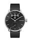 Withings ScanWatch Hybrid Oțel inoxidabil 38mm Rezistent la apă (Negru)