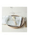 Atmosphera Etnik Kitchen Towel Made of 100% Cotton in White Colour 40x40cm 4 Pieces