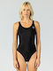 GSA Sleeveless String Bodysuit Regular Fit Black