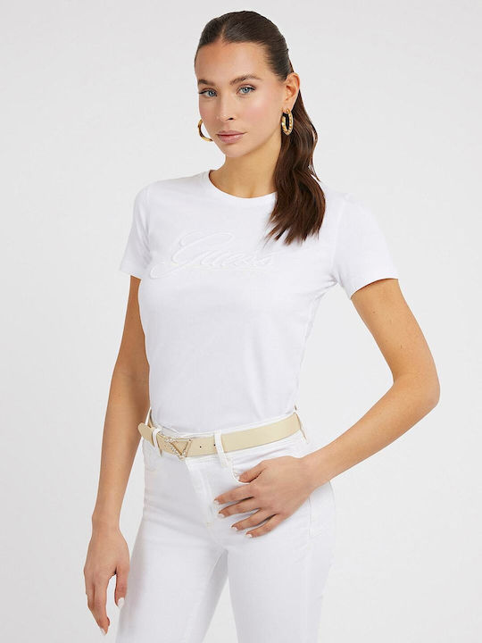 Guess W3GI36I3Z14 Γυναικείο T-shirt Λευκό