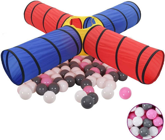 vidaXL vidaXL Play Tent Tunnel Multicolour for 6 Years Old and Above