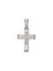 Skaras Jewels Women's White Gold Cross 14K