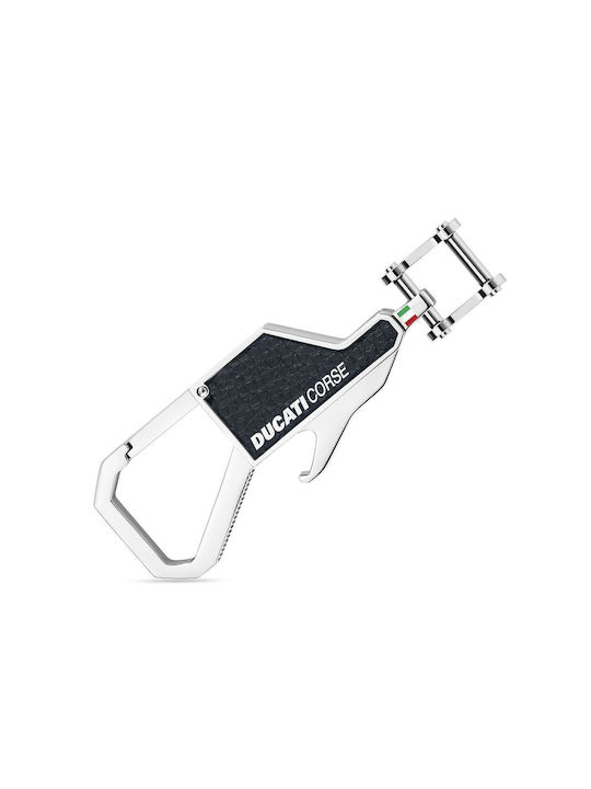 Ducati Keychain Tifoso Metallic Silver