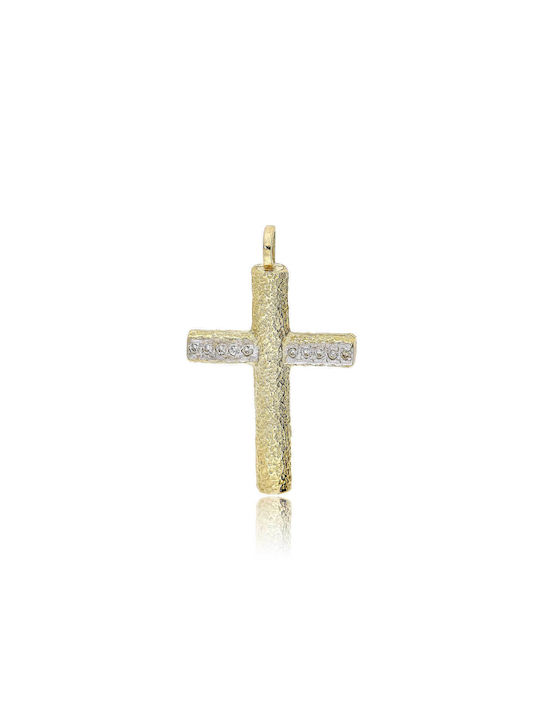 Skaras Jewels Women's Gold Cross 14K