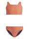 adidas 3-Stripes Kids Swimwear Bikini Orange