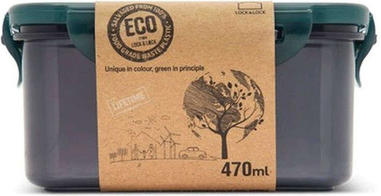 Lock&Lock Δοχείο Φαγητού Πλαστικό Γκρι 470ml