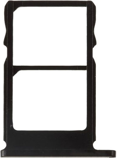 Υποδοχή Κάρτας Dual Sim Tray Μαύρο για Nokia 5.1