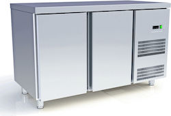 ArtSteel Edelstahl Kühltisch 250Es mit 2 Türen und Kühlaggregat 0/+8°C L154xB60xH87cm ArtSteel Edelstahl Kühltisch 250Es mit 2 Türen und Kühlaggregat 0/+8°C L154xB60xH87cm