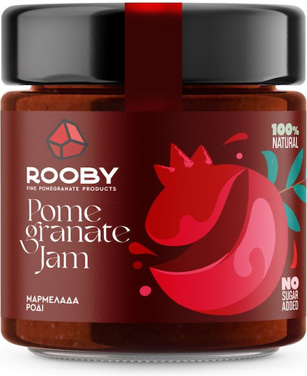 Rooby Βιολογική Μαρμελάδα Ρόδι Χωρίς Προσθήκη Ζάχαρης 250gr