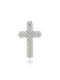 Skaras Jewels Women's White Gold Cross 18K