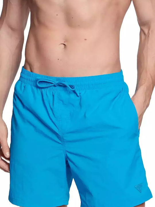 Guess F3GT00WFFI2 Men's Swimwear Shorts Light Blue