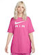 Nike Air Γυναικείο T-shirt Φούξια