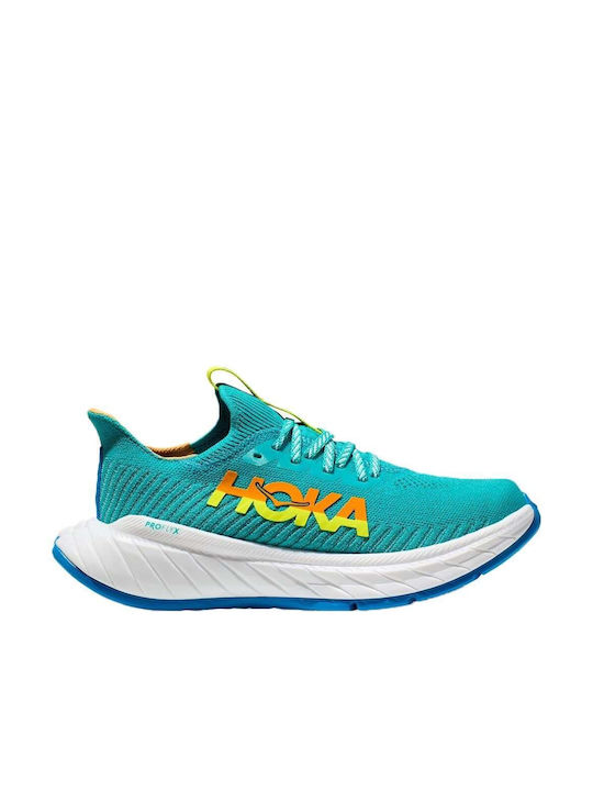 Hoka Carbon X 3 Ανδρικά Αθλητικά Παπούτσια Running Πράσινα