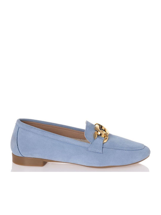 Sante Γυναικεία Loafers σε Γαλάζιο Χρώμα