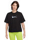 Nike Femeie Sport Tricou Negru