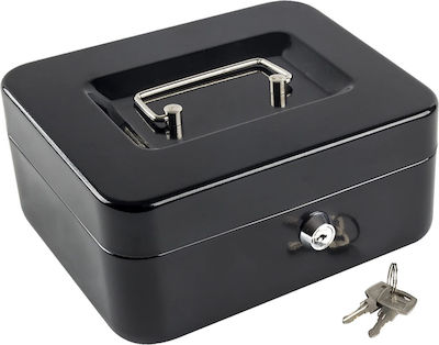 Cash Box with Lock Black 3001-005