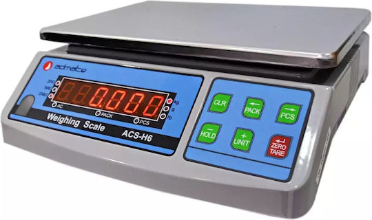 Admate ACS H5 Ηλεκτρονική Ζυγαριά Πάγκου με Ικανότητα Ζύγισης 30kg και Ακρίβεια 1gr