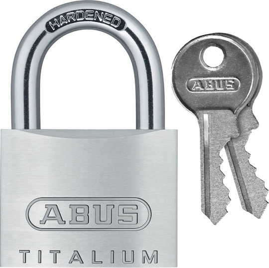 Abus Titalium 54TI Aluminum Padlock Brass with Key 40mm 1pcs