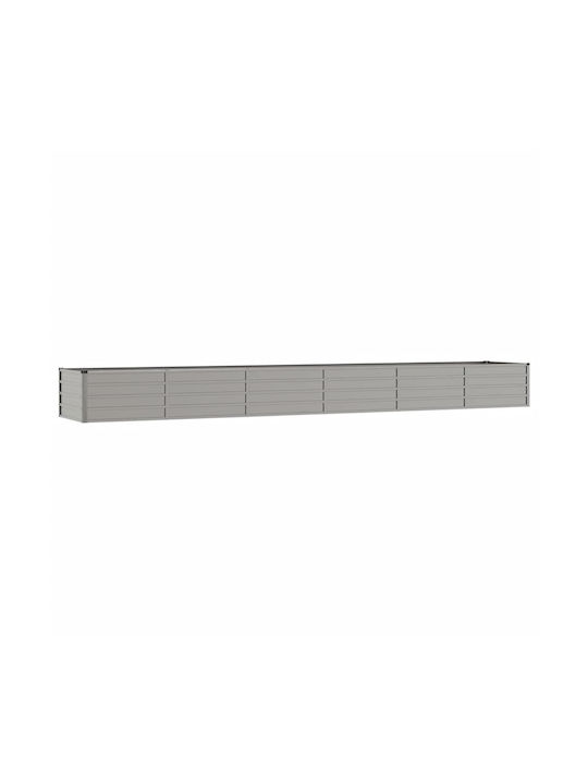 vidaXL Planter Box Metallic Brown 480x80x45cm.