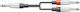 Citronic S6J-2M6J600 Cable 2 x 6.3mm male - 6.3mm male 6m (190.023UK)