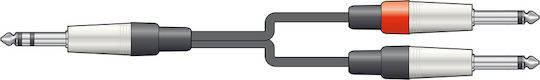 Citronic S6J-2M6J600 Cable 2 x 6.3mm male - 6.3mm male 6m (190.023UK)