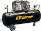 FFG AC-B 200/3MC HD Single-Phase Air Compressors 80dB with Power 3hp and Airtank 200lt 39831