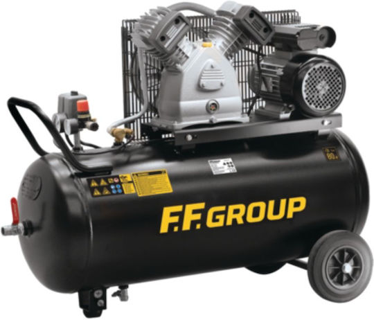 FFG AC-B 100/3MC HD Einphasig Luftkompressor 80dB mit Leistung 3hp und Lufttank 100Es 39830