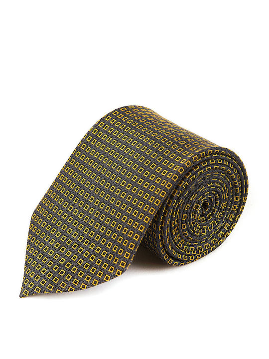 Twill Tie in Cyan Don Hering Olive SMALL PATTERN