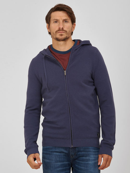 Sweatshirt Jacke in Blau Basefield Dunkelblau SPORT