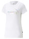 Puma Essentials+ Novashine Women's Athletic T-shirt White