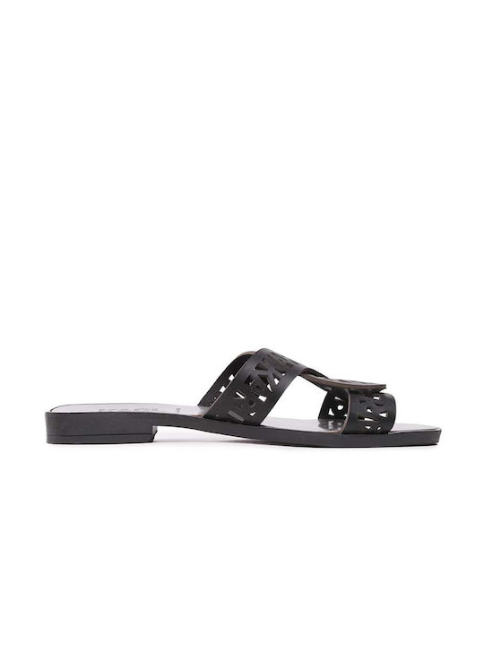 Karl Lagerfeld Women's Flat Sandals In Black Colour
