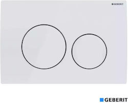 Geberit Delta 20 Плоча за тоалетни чинии Двойно...