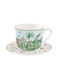 Marva Porcelain Tea Cup Set 400ml Multicolour 1182PASA