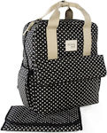 Walking Mum Diaper Bag Emily Black 28x12x37cm.