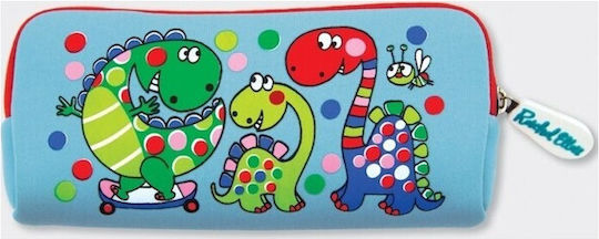 Rachel Ellen Dinosaurs Κασετίνα Βαρελάκι Πολύχρωμη