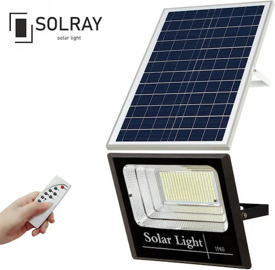 KAL Electronics Waterproof Solar LED Floodlight 40W Cold White 6500K with Remote Control IP65