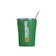 Estia Coffee Mug Save The Aegean Recyclable Glass Thermos Stainless Steel BPA Free 350ml Panathinaikos BC Edition with Straw
