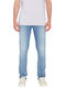 Vorta Men's Jeans Pants with Slim Straight Fit Blue
