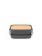 Brabantia Cradle-to-Cradle Ψωμιέρα με Καπάκι από Bamboo Dark Grey