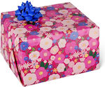 Legami Milano Flowers Hârtie de împachetat pentru Cadou Fuchsia 200x70cm.