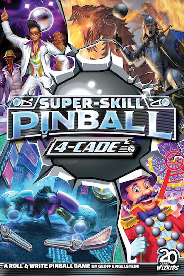 Επιτραπέζιο Παιχνίδι Super-Skill Pinball: 4-Cade για 1-4 Παίκτες 12+ Ετών (EN) WizKids