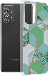 Techsuit Marble Series Green Hex (Galaxy A52 / A52s)