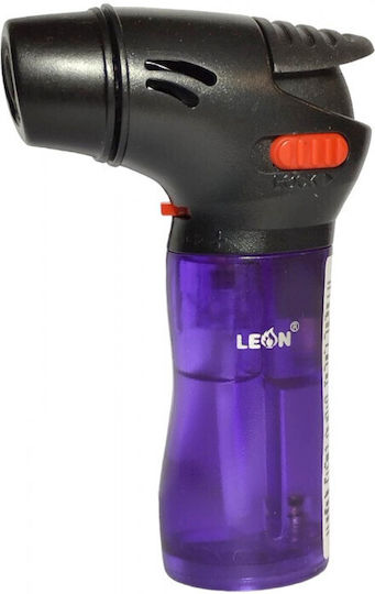 Leonflame Pocket Torch Windproof Jet Flame Type Lighter In Purple Colour