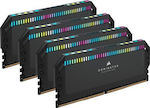 Corsair Dominator Platinum RGB 64GB DDR5 RAM με 4 Modules (4x16GB) και Ταχύτητα 6400 για Desktop