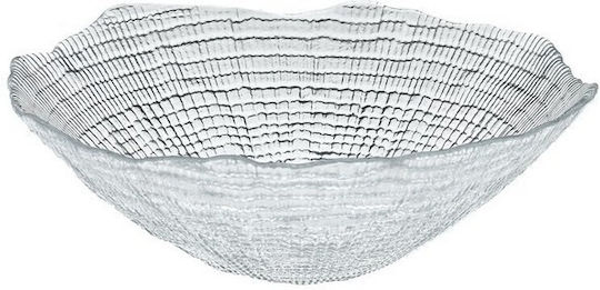 Cryspo Trio Kanvas Bol de Servire Rotund Sticlă Transparent cu Diametru 16buc 6buc