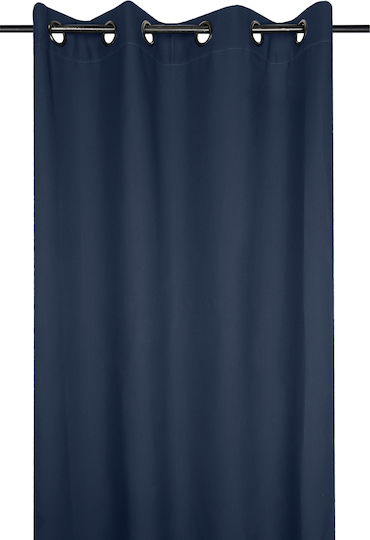 Κουρτίνα με Τρουκς S-F Nelson Petrole 135x240εκ.