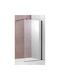 Crown Duschwand für Dusche 80x190cm Schwarz